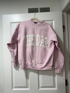 The Bar Soft Pink Crewneck Sweatshirt
